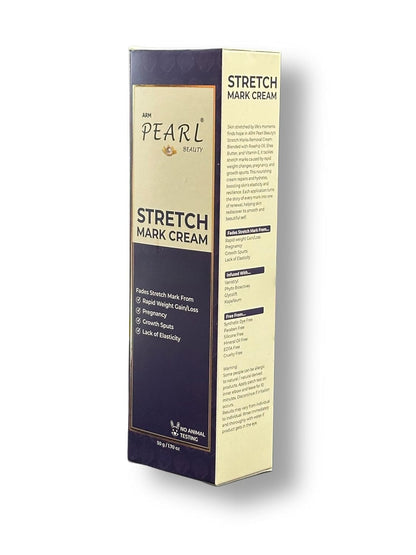 ARM Pearl Beauty Stretch Marks Removal Cream - 50 grms Reduces Stretch Marks & Scars, Hydrates & Enhances Skin Elasticity with Vanistryl, Phyto Bioactives & Glycolift â€“ For Pregnancy, Postpartum, Weight Loss & Muscle Growth