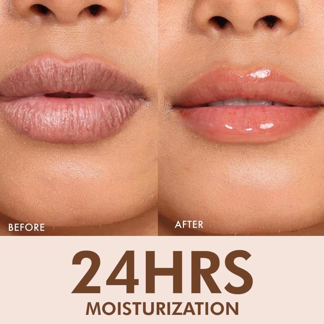 mCaffeine Lip Juice Vanilla Cocoa Lip Balm | 24 hrs Moisturization | Sweet Vanilla Flavor | With Peptides, Cocoa Butter & Vitamin E | Heals Dry & Chapped Lips | Lip Balm For Men & Women - 10g