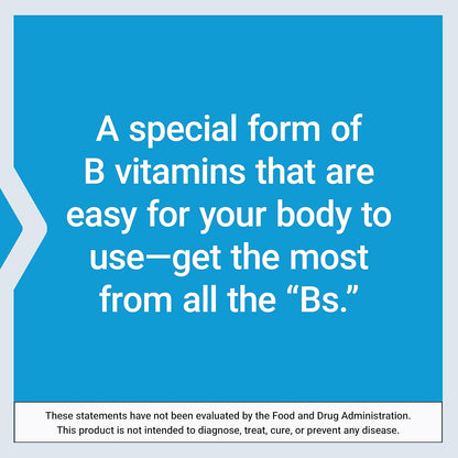 Life Extension BioActive Complete B-Complex, Heart, Brain and Nerve Support, Healthy Energy, Metabolism, Complete B Complex, 60 Vegetarian Capsules