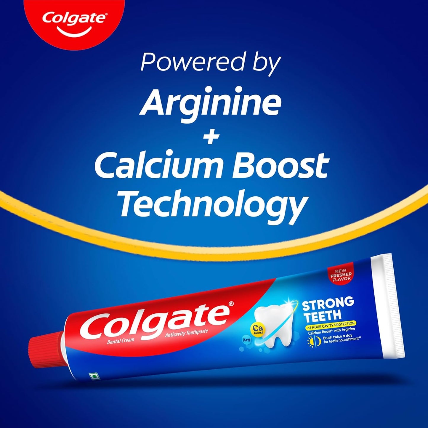 Colgate Strong Teeth Toothpaste 800g Calcium-boost Tooth Paste for 2X Stronger Teeth, Protects Enamel, Whitens Teeth, Fresh Breath & Prevents Cavities (Combo Multipack)