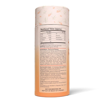 Fytika Sea Buckthorn Juice - 300 ML (PACK OF 1) | Pulp Concentrate Made for Your Total Body Care & Wellness | Rich in Vitamin C, Omega 3, 6, 7, 9 & Antioxidants | For Men & Women
