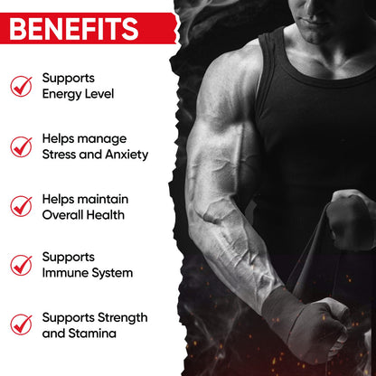 ManCare Pro Capsules for Men â€“ 30 Capsules | With Shilajit, Ashwagandha, Kaunch Beej, Safed Musli & Vaidarikand | Ayurvedic Supplement for Strength, Stamina & Vitality