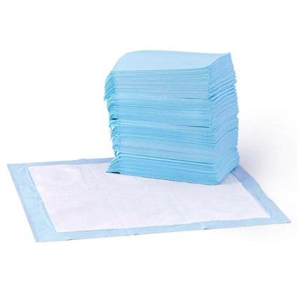AmazonBasics Pet Pee Pads for Potty Training| Standard | Regular 56 x 56cms | 50 Pieces | Leak-Proof Quick Dry Design, 5-Layer Design, for Small Dogs and Puppies (Standard, Regular Size, 50 Pads)