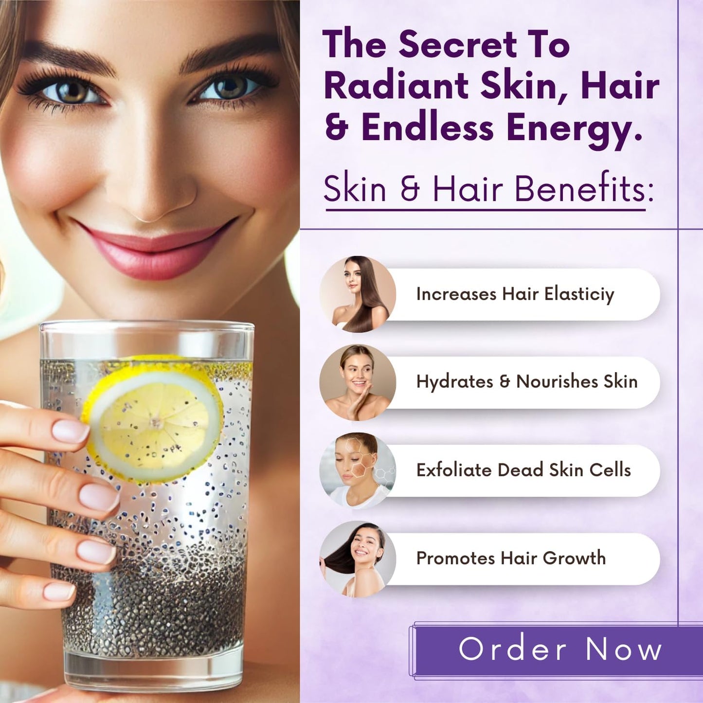 Bliss of Earth Chia Seeds 100g | Raw Superfood with Omega & Fiber | Natural Chia Seeds for Daily Nutrition & Wellness Support