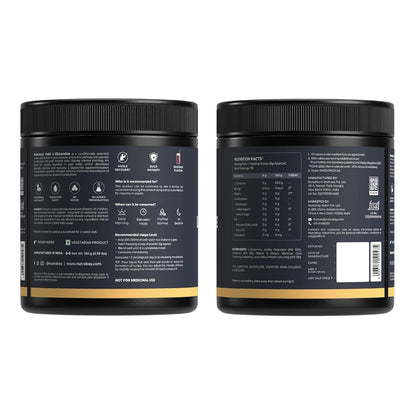 Nutrabay Gold L-Glutamine Supplement Powder 180g, Cola Flavor â€“ Post Workout Amino Acid for Muscle Growth & Recovery | 100% Authentic Supplement | No Banned Substances | Tested for Purity