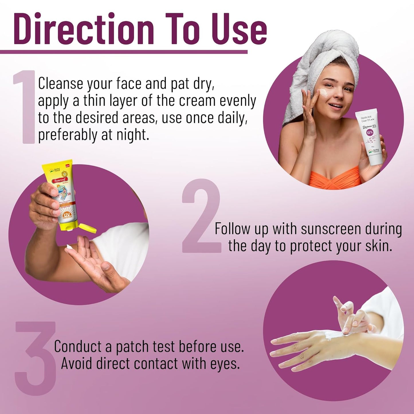 Healing Pharma - DerbeauÂ® Glycolic Acid Cream 12% W/W, 30g