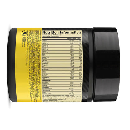 Optimum Nutrition (ON) Multivitamin for MENâ€“ 60 Tablets, 26 Vitamins & Minerals, Amino Acids & Anti-Oxidants (Green Tea Extract, Beta Carotene, Lutein, Lycopene). Vegetarian.