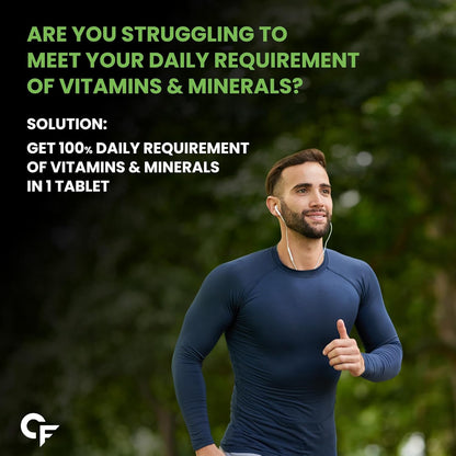 Carbamide Forte Plant Based Multivitamin Tablets for Men & Women for Immunity, Energy & Detox with 82 Ingredients like Superfoods, Greens, Vegetables, Fruits & Herbs Supplement Ã¢â‚¬â€œ 60 Veg Tablets