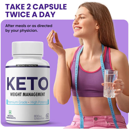Herbal Max Keto Advanced Weight Management â€“ 800mg | 60 Capsules | With Green Tea, Garcinia Cambogia & Green Coffee Extract | Supports Fat Burn & Metabolism | For Men & Women