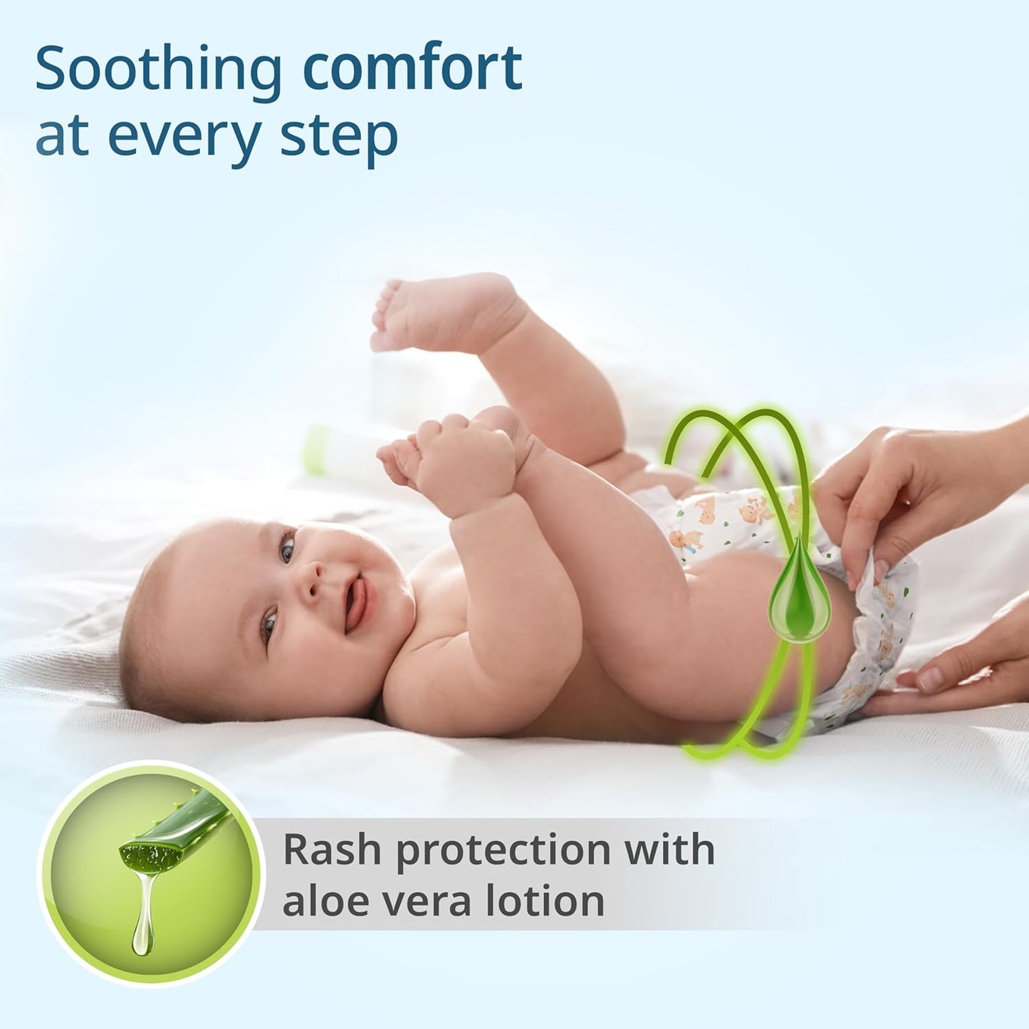 LuvLap Pant Style Baby Diapers, Large (L), 62 Count, For babies of Upto 9-14Kg with Aloe Vera Lotion for rash protection, with upto 12hr protection, Diapers