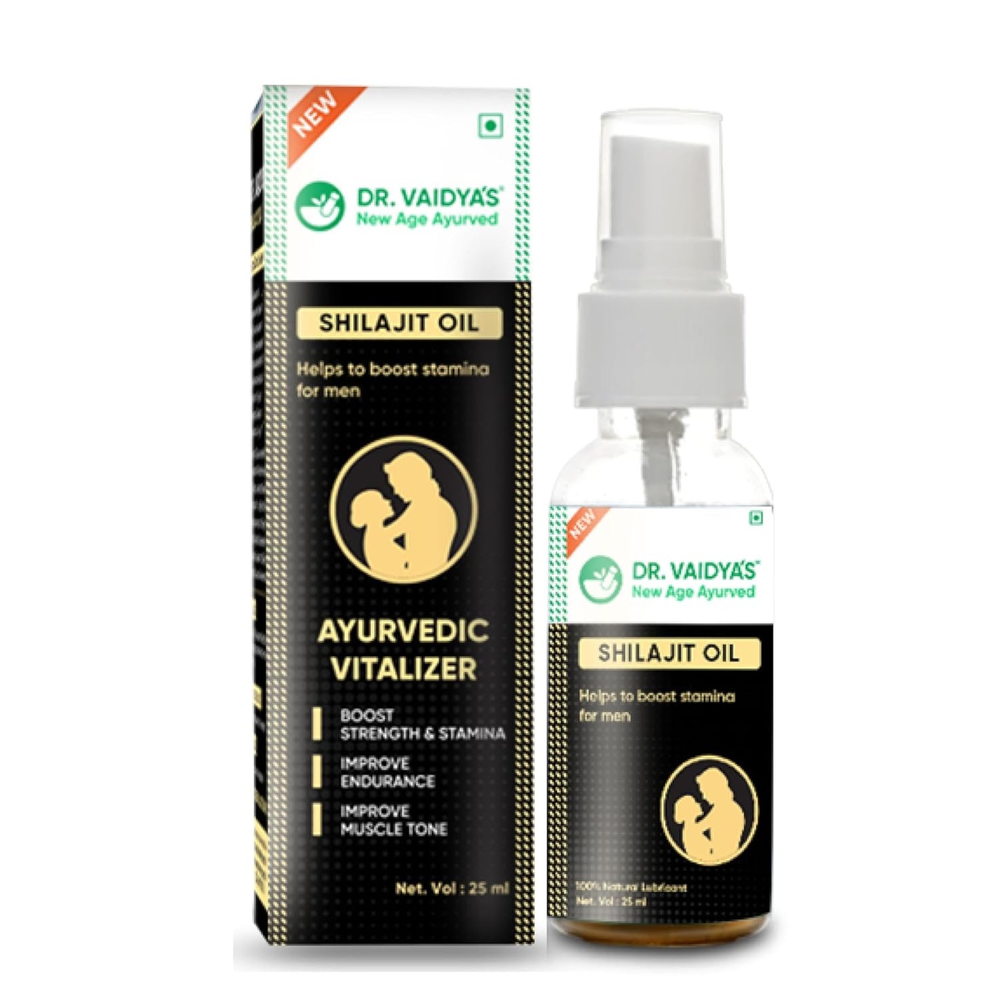 Dr. Vaidyaâ€™s Shilajit Oil for Men â€“ Ayurvedic Massage Oil for Strength, Stamina & Recovery | 100% Natural Shilajit Oil with Ashwagandha & Gokshura â€“ Shilajit for Men, 30ml