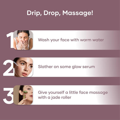 mars by GHC Saturn Facial Massager Jade Roller & Gua Sha Tool Natural Himalayan Stone | Good Health Company (Pack Of 1)
