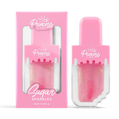 Princess By RENEE Sugar Sparkles Colour Changing Lip Gloss | For Pre-Teens | PH-Activated | Lightweight | Non-sticky & Non-Drying Formula with Shimmery Effect | For Soft & Supple Lips | Vitamin E Infused | 4 Ml
