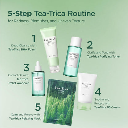 SKIN1004 Tea-Trica Purifying Toner, 210ml â€“ Acne Care & Soothing Hydration Facial Toner with Tea Tree & Centella Asiatica for Oily, Sensitive & Acne-Prone Skin, Korean Skincare Formula