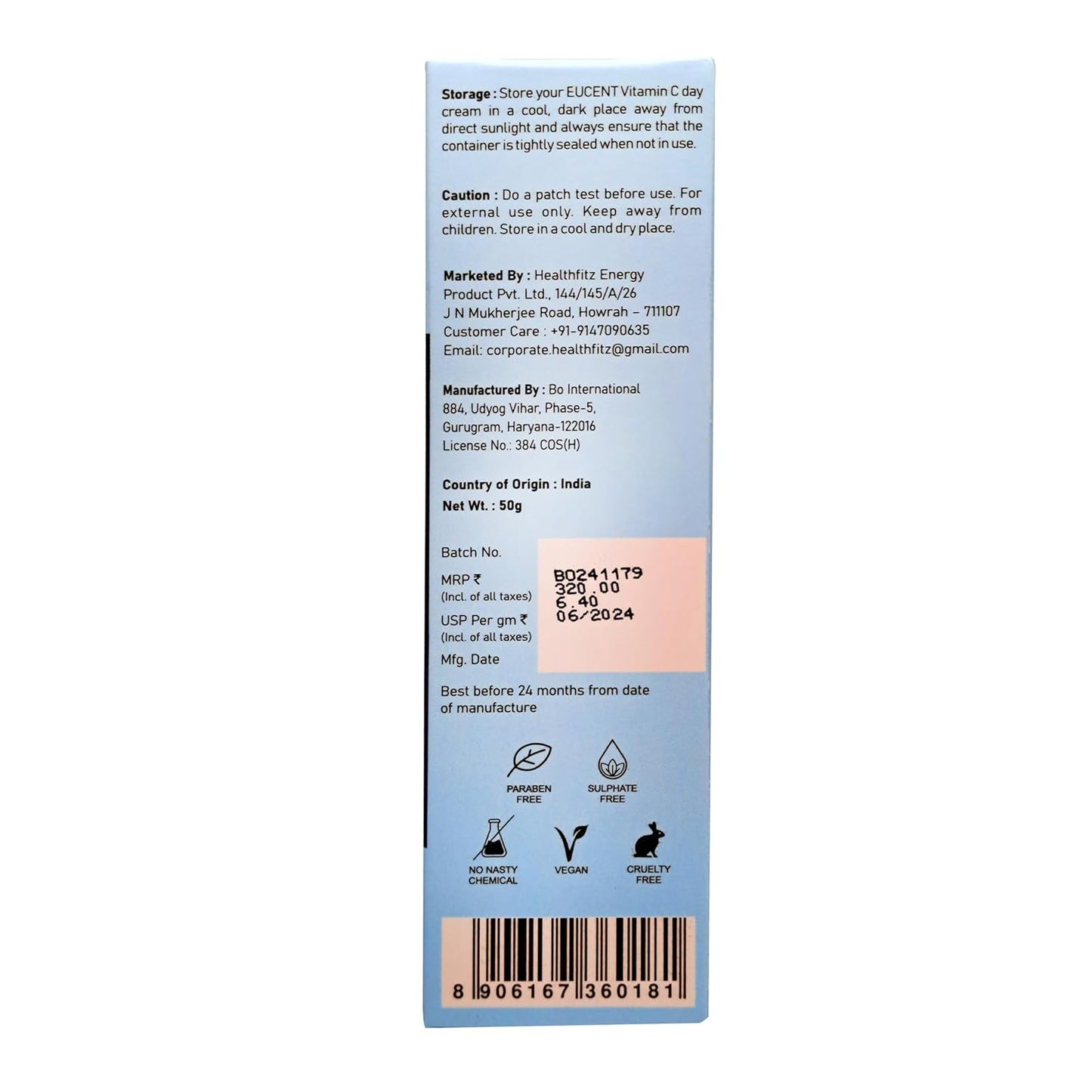 Radiant Vitamin C Day Cream (for Face) with Vitamin C Brighten | Protect and Hydrate Your Skin for a Glowing Complexion