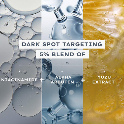 Hyphen 44% Rice Water Brightening Face Serum Pads | 5% Niacinamide & Alpha Arbutin to Reduces Dark Spots & Pigmentation | Toner Pads with Serum for Glowing Glass Skin | All Skin Types - 50N