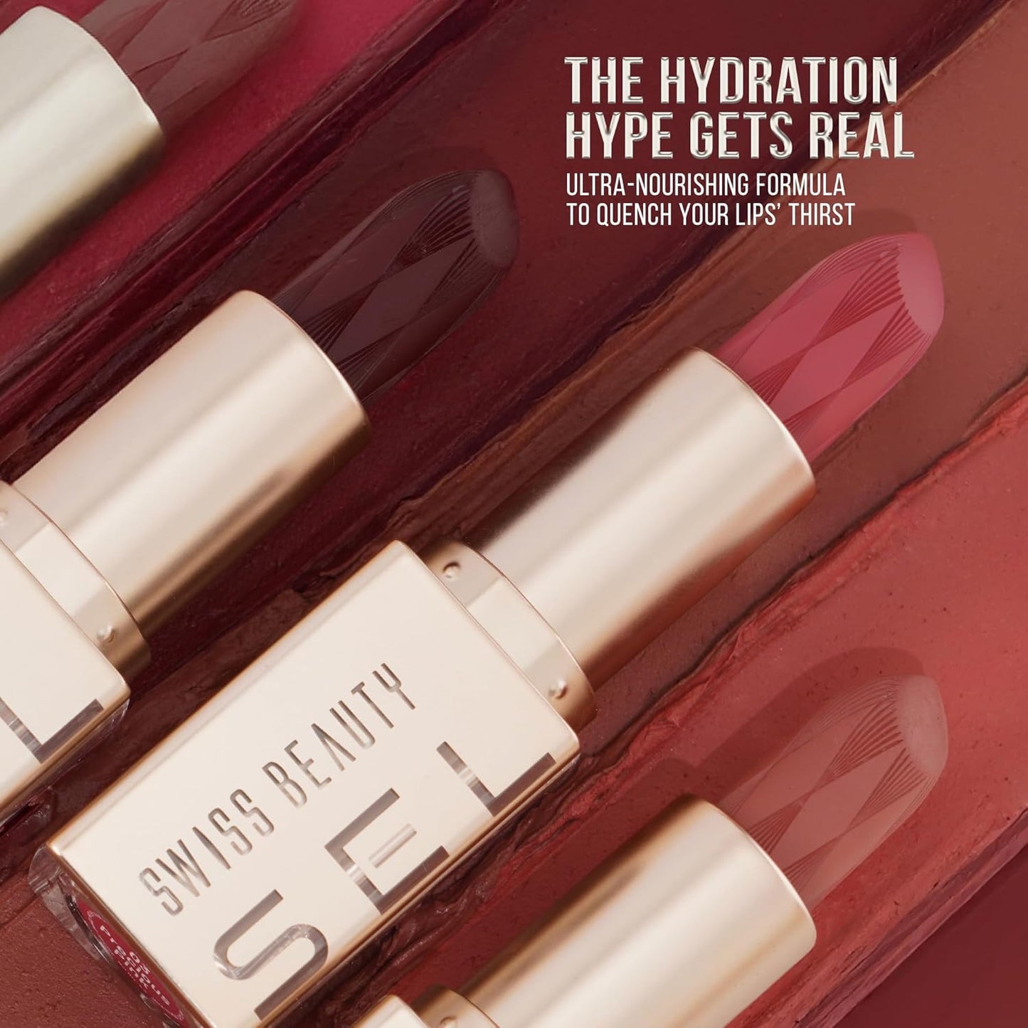 Swiss Beauty Select CrÃ¨me Touch Hydrating Lipstick | With Vitamin E and Tea Tree Oil | High -shine finish | shade- Walnut Brown, 4g