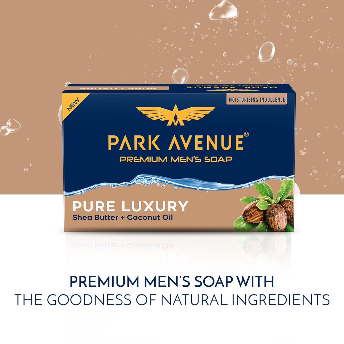 Park Avenue Premium Menâ€™s Soaps for Bath â€“ Pure Luxury | 125g (Pack of 4) | Enriched with Shea Butter & Coconut Oil | Grade 1 Soap | For All Skin Types