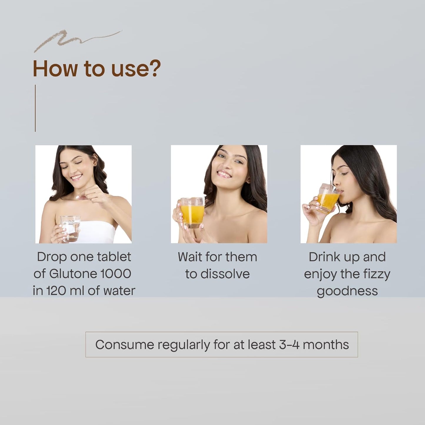 Glutone 1000 Setria L-Glutathione Tablets for Radiant & Clear Skin | 600mg Premium L-Glutathione & Vitamin C | Skin glow Brightening Supplement | 15 Effervescent Tablets | Orange Flavor (Pack of 1)