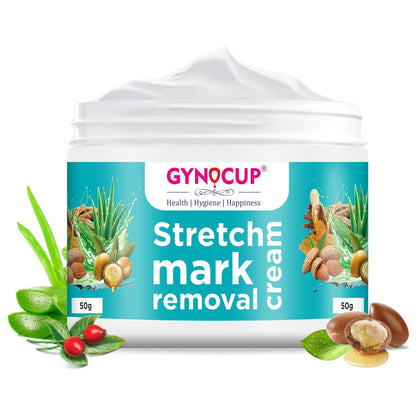 MildCares Stretch Marks Removal Cream (50gm) | For Prevents Stretch Marks, Nourish & Hydrating Skin | With Shea Butter, Saffron, Kokum Butters | All Skin Types | Stretch Marks Cream For Women