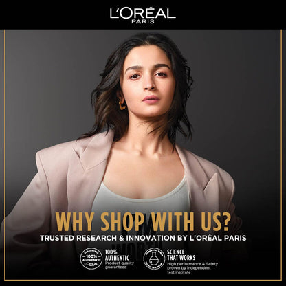 Lâ€™OrÃ©al Paris Glycolic Gloss Shine Boosting Shampoo, powered by 3% Glycolic Acid, for dull hair, restores hair quality for gives 3x more gloss, 800ml