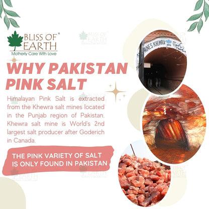 Bliss of Earth 1KG Fine Powder Pakistani Himalayan Pink Salt Non Iodised for weight loss & Healthy Cooking, Natural Substitute of White Salt