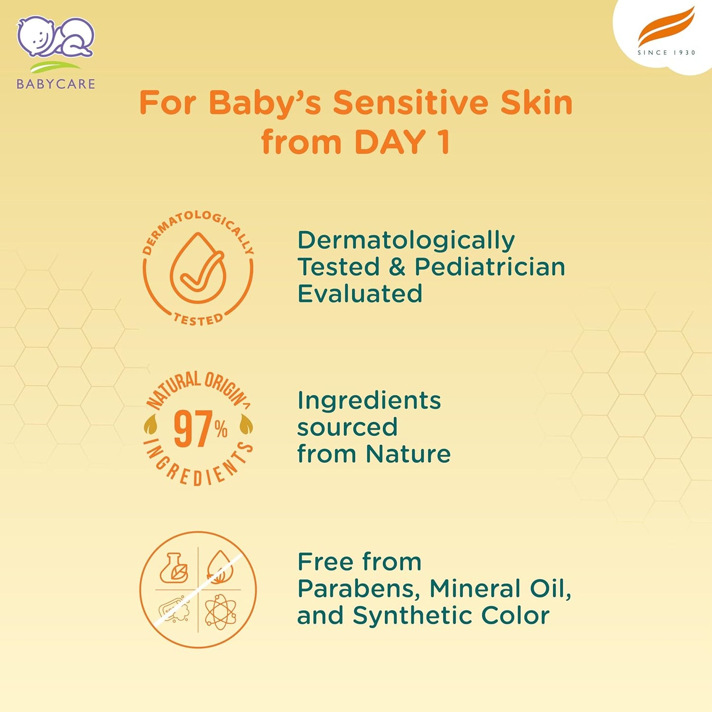 Himalaya Baby Cream with Pure Cow Ghee & pH5.5 (200ml) | Moisturizes & nourishes skin all day long | For Dry and sensitive skin