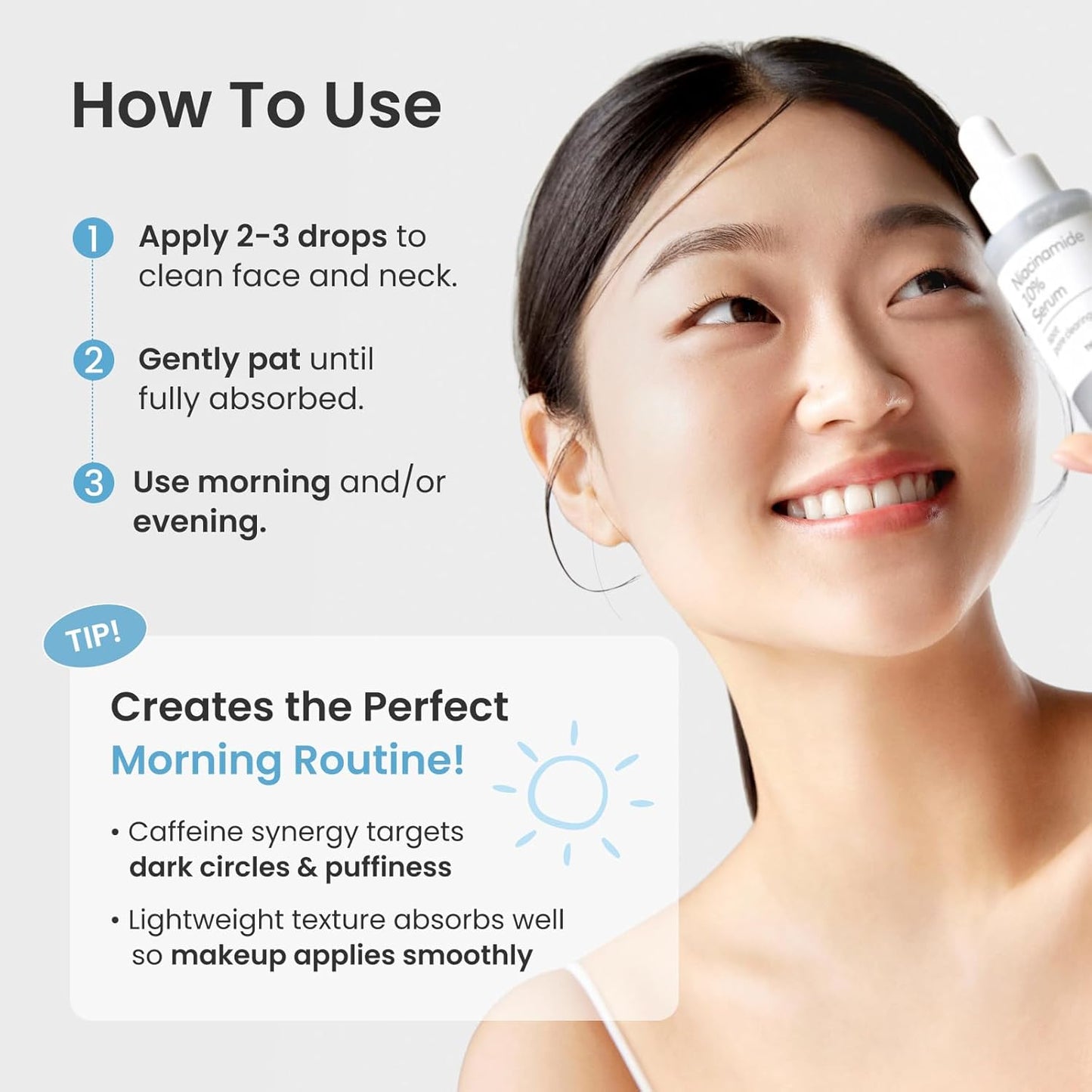 The Face Shop Alltimate Niacinamide 10% Serum 30ML for Face with Caffeine & Peptide, Korean Skin Care, Oil Control & Pores Reducer, Improve Skin Elasticity, Non-comedogenic