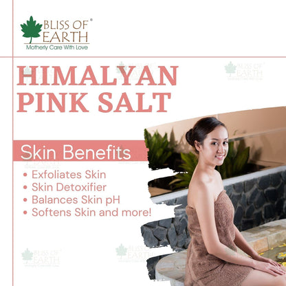Bliss of Earth 1KG Granular Pakistani Himalayan Pink Salt Non Iodized for weight loss & Healthy Cooking, Natural Substitute of White Salt