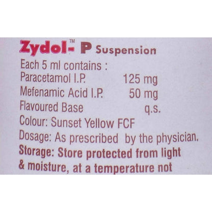 Zydol P - Bottle of 60ml Suspension