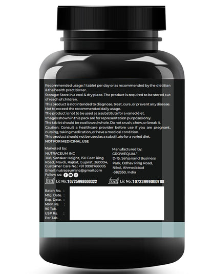 Nutrasium Nitric Oxide Supplement For Man | 2250 mg L-Arginine, 750 mg L-Citrulline with Chromium Picolinate For Supports Nitric Oxide Level, Improve Muscle Pump & Blood Flow, Boost Endurance, Stamina & Performance | 45 veg Tablets.