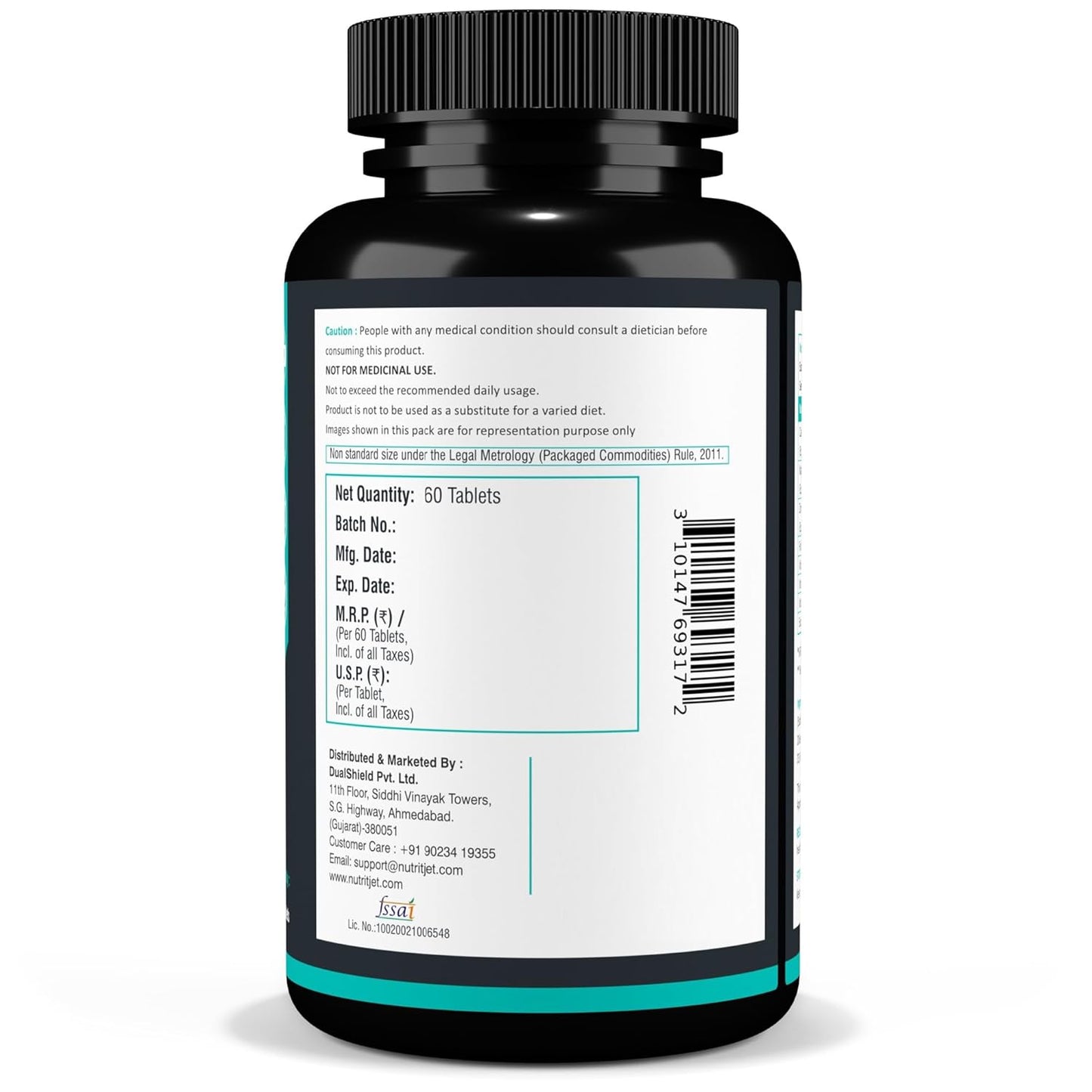 Calcium Magnesium Zinc Vitamin D3 Vitamin B12 & Vitamin K2 â€“ 60 Vegetarian Tablets for Bone Health, Joint Support, and Immunity Support for Women & Men