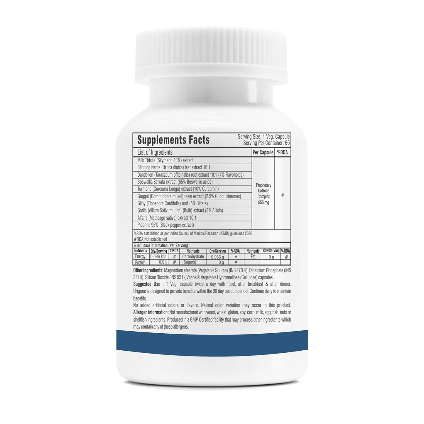 Trexgenics URIGONE Advanced Uric acid Support Proprietary Natural Formula(60 Veg caps) (1)