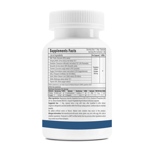 Trexgenics URIGONE Advanced Uric acid Support Proprietary Natural Formula(60 Veg caps) (1)