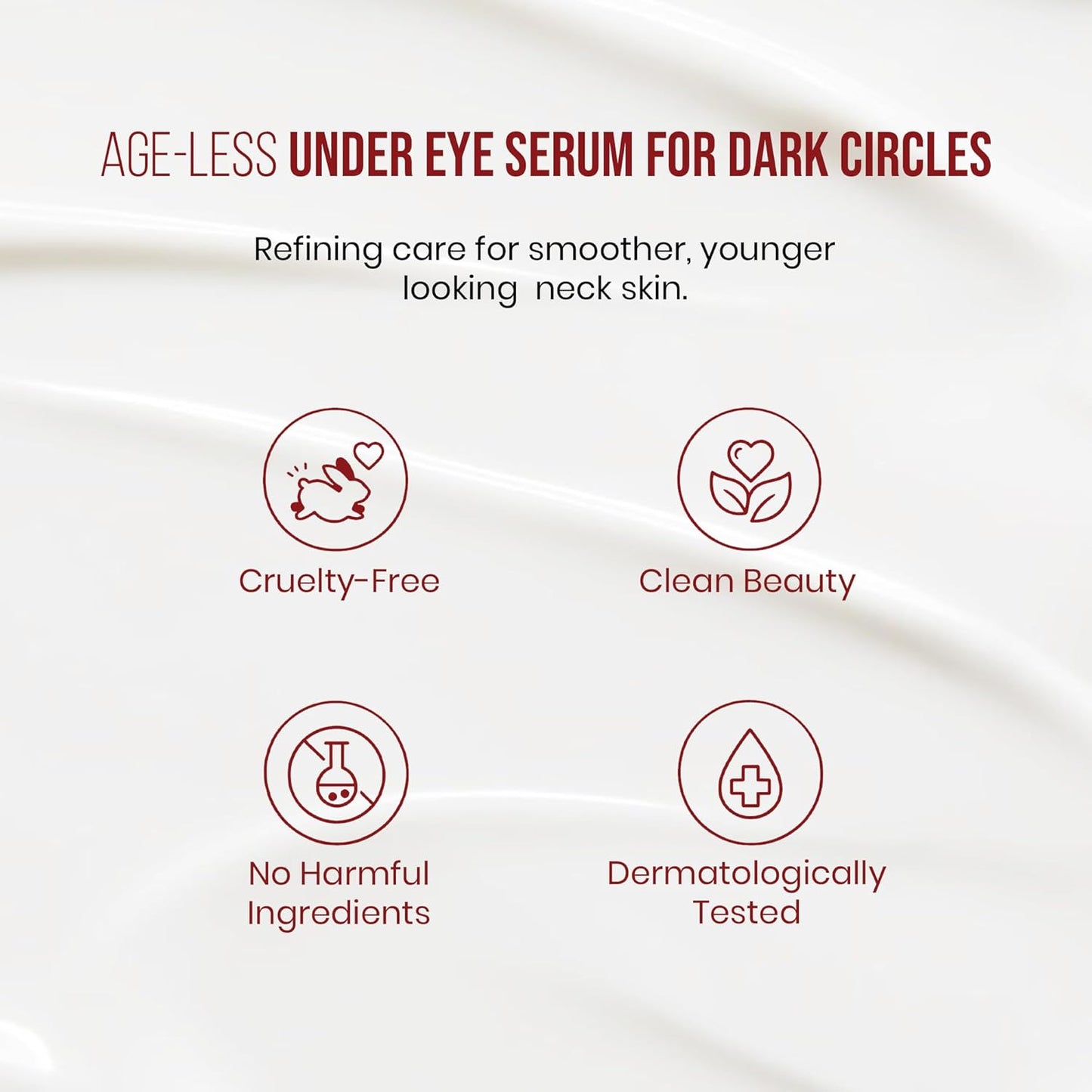 Mitchell USA Lineless Eye Serum â€“ Peptide & Lotus Bio-Repair â€“ Reduces Dark Circles, Wrinkles & Puffiness Lightweight Anti-Aging Formula 15ml