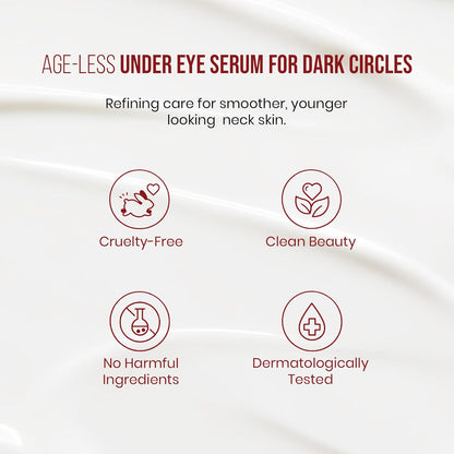Mitchell USA Lineless Eye Serum â€“ Peptide & Lotus Bio-Repair â€“ Reduces Dark Circles, Wrinkles & Puffiness Lightweight Anti-Aging Formula 15ml