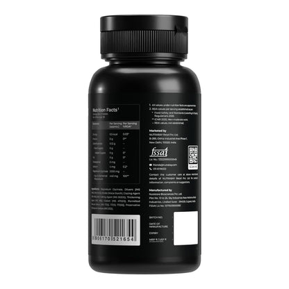 NUTRABAY Magnesium Glycinate 2000mg Per Serving | High Absorbing Chelated Form For Deep Sleep, Muscle Soreness & Brain Function | For Men & Women | 60 Tablets
