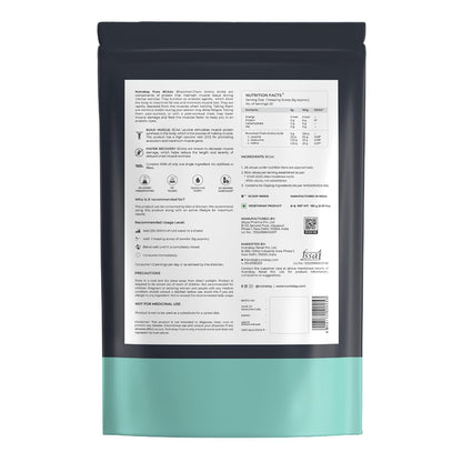 Nutrabay Pure BCAA 2:1:1-5000 mg Vegan BCAAs, Intra/Post Workout Amino Acid Supplement for Muscle Recovery & Endurance - 150g, Unflavoured