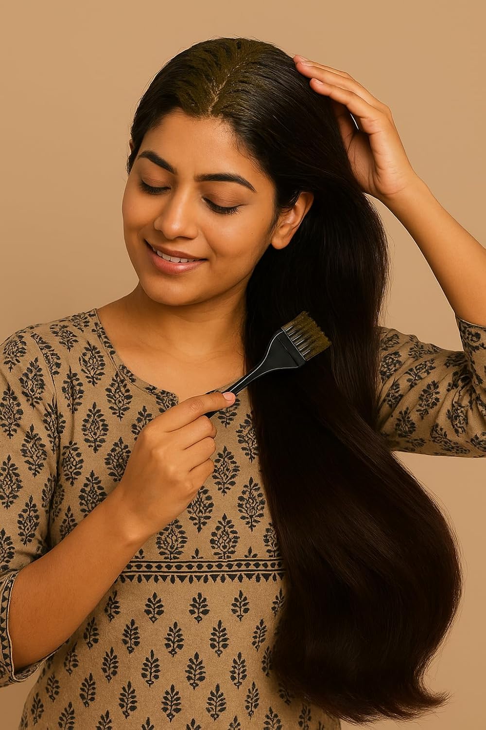 Indus Valley Bio Organic 100% Organic and Herbal Indigo Powder, for Natural Hair Coloring, Arrests Early Greying & Protects hair from Damage (200g+50g)