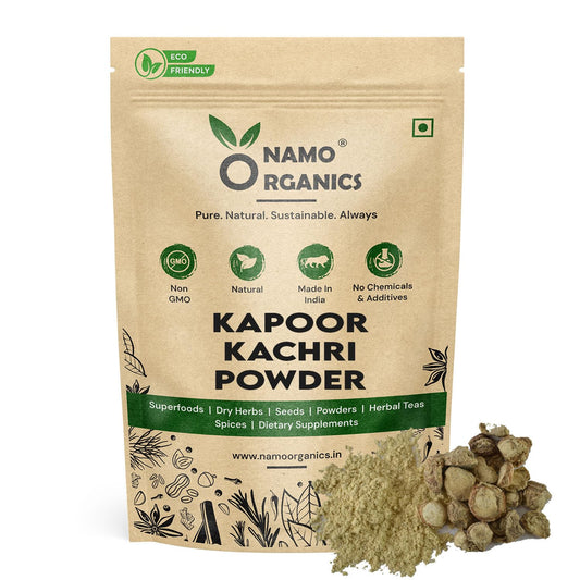 Namo Organcis - Kapoor Kachari Powder 200g â€“ 100% Pure & Natural | Promotes Hair Growth & Volume | Strengthens Roots | Enhances Skin Glow | No Additives or Preservatives