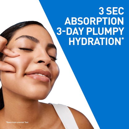 CeraVe HA Water Gel with Hyaluronic Acid, Ceramides & Niacinamide for Plumpy hydration|Oil-free gel moisturizer| 3 sec fast absorption| Dermat recommended for Women & Men| 25 ml