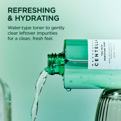 SKIN1004 Tea-Trica Purifying Toner, 210ml â€“ Acne Care & Soothing Hydration Facial Toner with Tea Tree & Centella Asiatica for Oily, Sensitive & Acne-Prone Skin, Korean Skincare Formula
