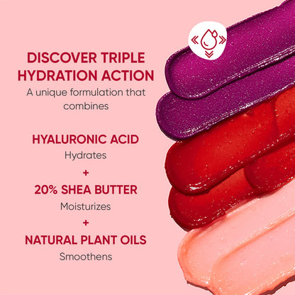 DOT & KEY Dot&Key Lip Plumping Mask With Shea Butter&Vitamin C + E For Naturally Glowing Lips|Smoothes Flaky&Dry Lips|Lip Mask For Soft,Smooth&Plump Lips|(Lingonberry)|15Ml