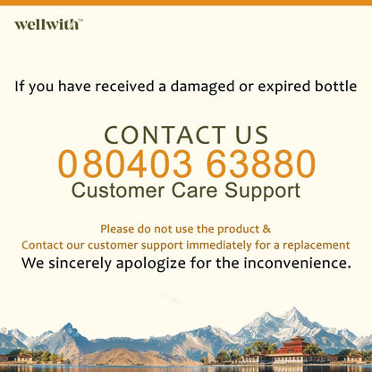 Wellwith by Ayuzera Himalayan Sea Buckthorn Pulp 300ml | Cold Pressed Seabuckthorn Juice | Rich in Vitamin C, Omega 3 6 7 9 & Antioxidants | Supports Immunity, Skin & Gut Health