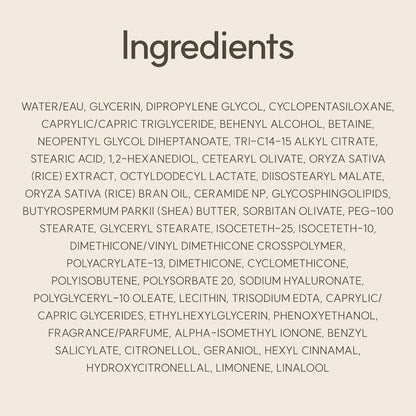 The Face Shop Rice & Ceramide Moisturizing Cream with Rice Extracts for Skin Brightening | Ceramide Moisturizer For Skin Barrier Repair | Paraben & Paraffins Free, Korean skin care products, 50ml