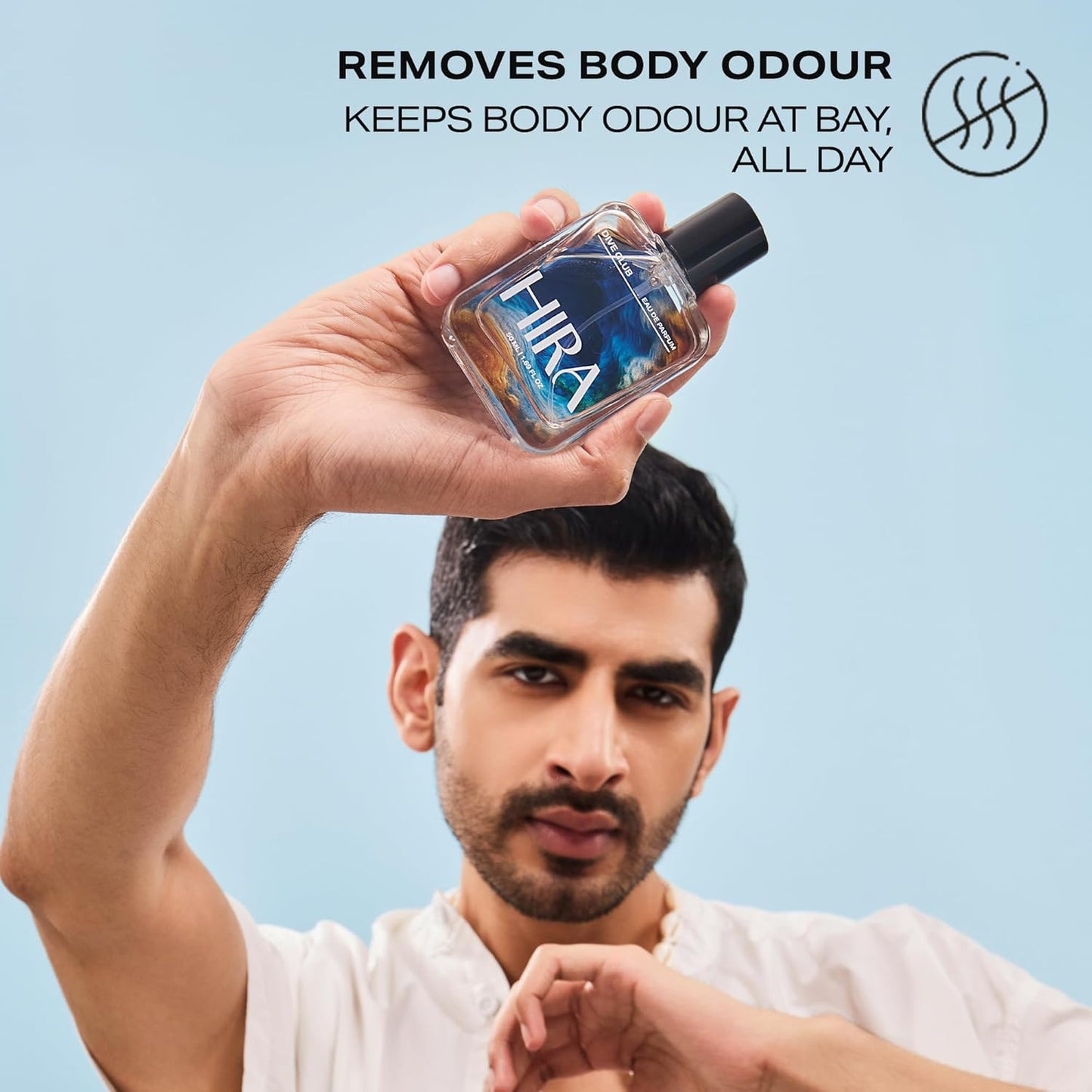 HIRA Dive Club Perfume for Men 50ml | 12 Hours Long Lasting Eau De Parfum Premium Luxury Smell | Best Men Perfume with Woody, Musky & Spicy Scent | Bold Night-Out & Date Night Fragrance | Gifts for Men, boyfriend