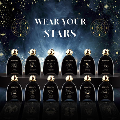 BELLAVITA Zodiac Collection Taurus | Long Lasting Perfume for Man and Woman | EDP 100ml | Pink pepper, Rose and Raspberry | Spicy, Woody Premium Unisex Fragrance for Men and Women