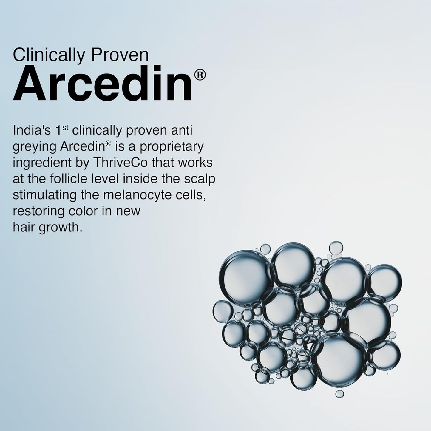 ThriveCo Anti-Grey Hair Prime Serum | Reverse Greying Hair & Beard | Advanced Clinically Proven Treatment | With ArcedinÂ® + ArcolysÂ® +Biotin | Light-Weight, Non-Sticky | Men and Women | 50 ml