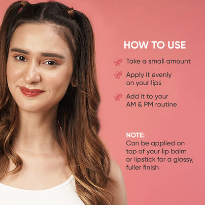 DOT & KEY Dot&Key Lip Plumping Mask With Shea Butter&Vitamin C + E For Naturally Glowing Lips|Smoothes Flaky&Dry Lips|Lip Mask For Soft,Smooth&Plump Lips|(Lingonberry)|15Ml