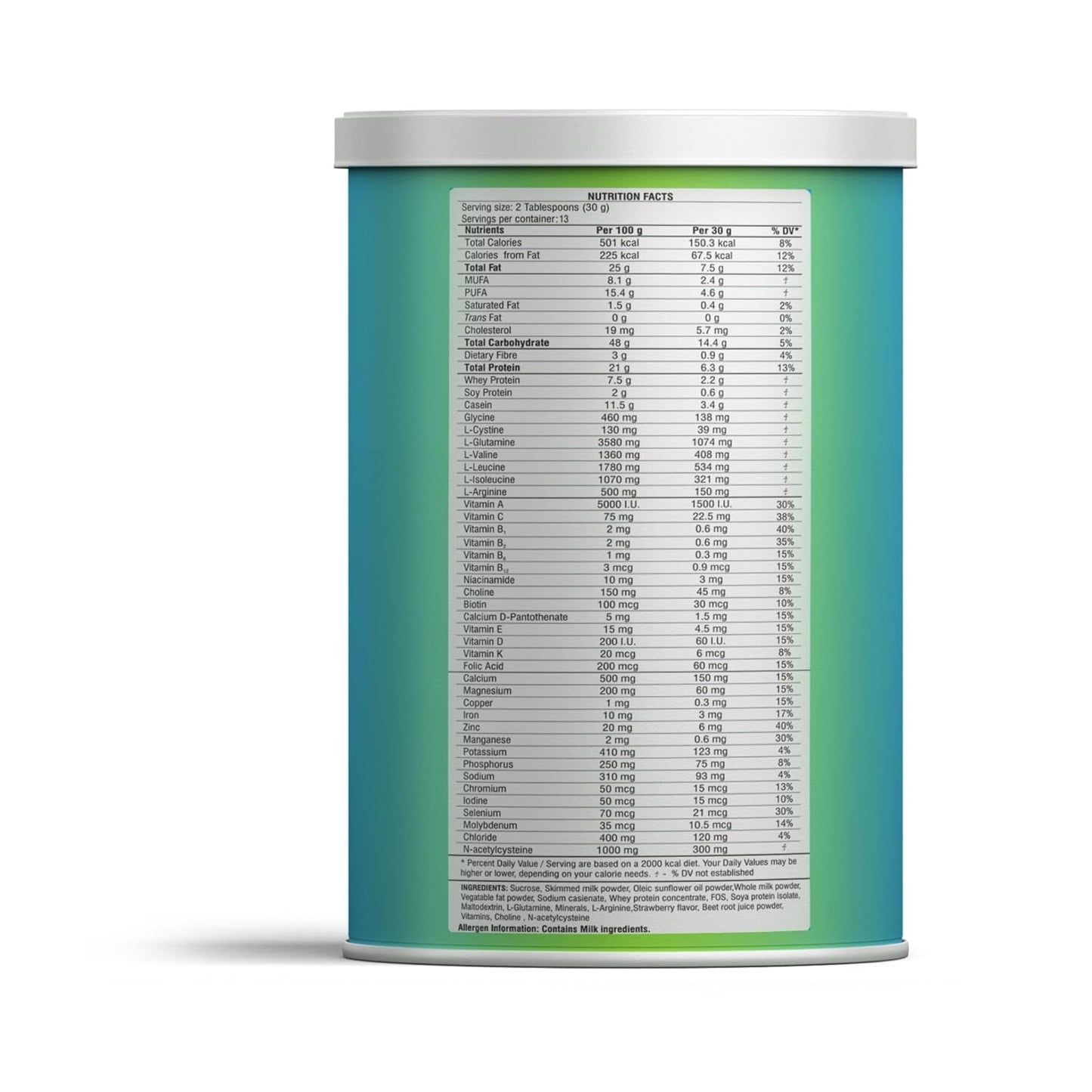 British Biologicals Pulmocare Powder-Strawberry Flavour|For Asthma, Copd, Pulmonary Tuberculosis|Gluten Free-400 G